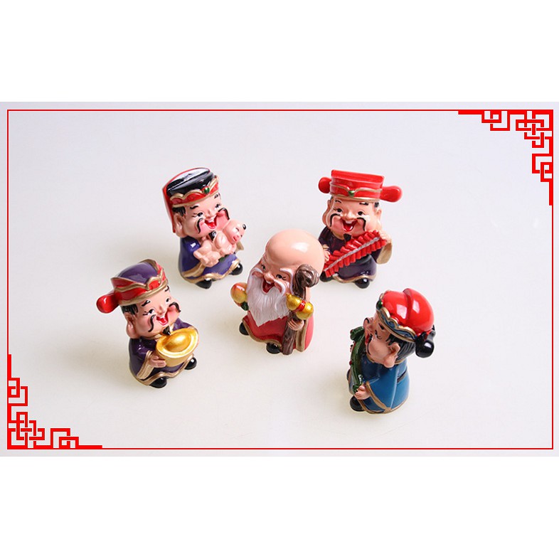 Bộ tượng 5 ông Phúc, Lộc, Thọ, Thần Tài độc đáo | BigBuy360 - bigbuy360.vn