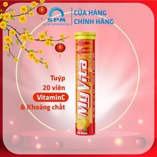 Viên sủi MyVita Multi (Vị Cam) - Bổ sung Vitamin & Khoáng chất- Tăng cường đề kháng - Tuýp 20 viên