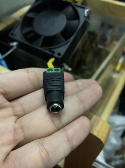 Đầu cắm nguồn 12V đực cái