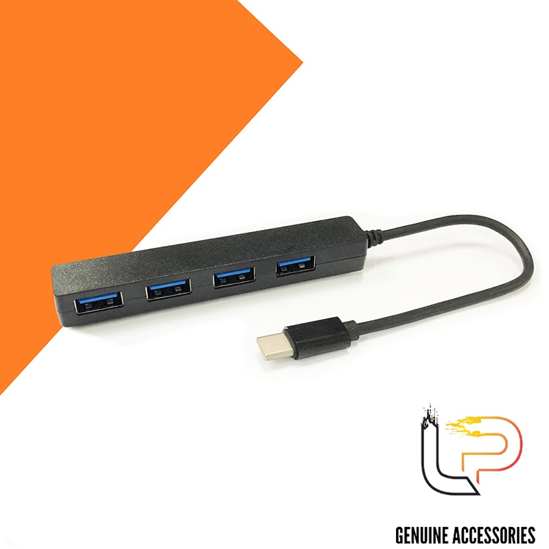 Hub usb Type-C - Bộ chia cổng type-C ra 4 cổng USB 3.0