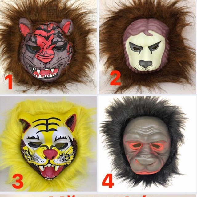 Lễ hội Halloween Mặt Nạ Thú nhiều mẫu
