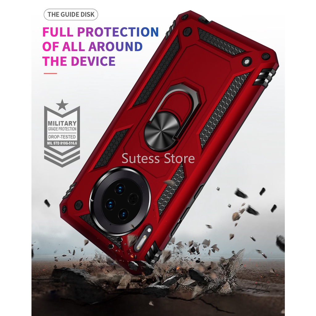 Ốp Điện Thoại Cứng Có Thanh Trượt Kiểu Quân Đội Cho Huawei Mate 20 Pro 20X 20 Lite 30 Pro Mate 40 Pro +