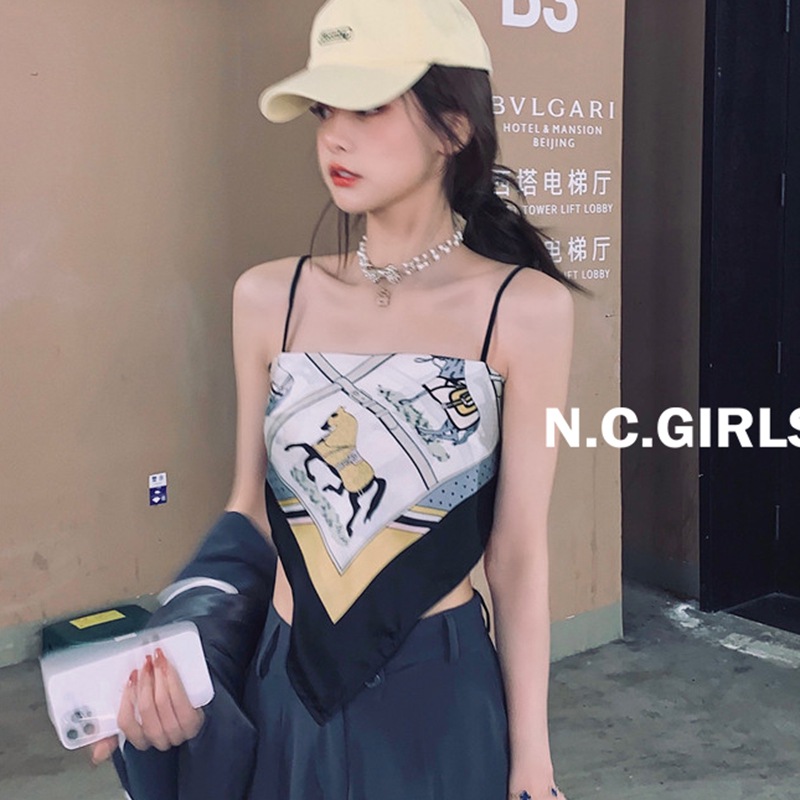 Áo Dây Nữ Cộc Tay Hở Eo Quyến Rũ