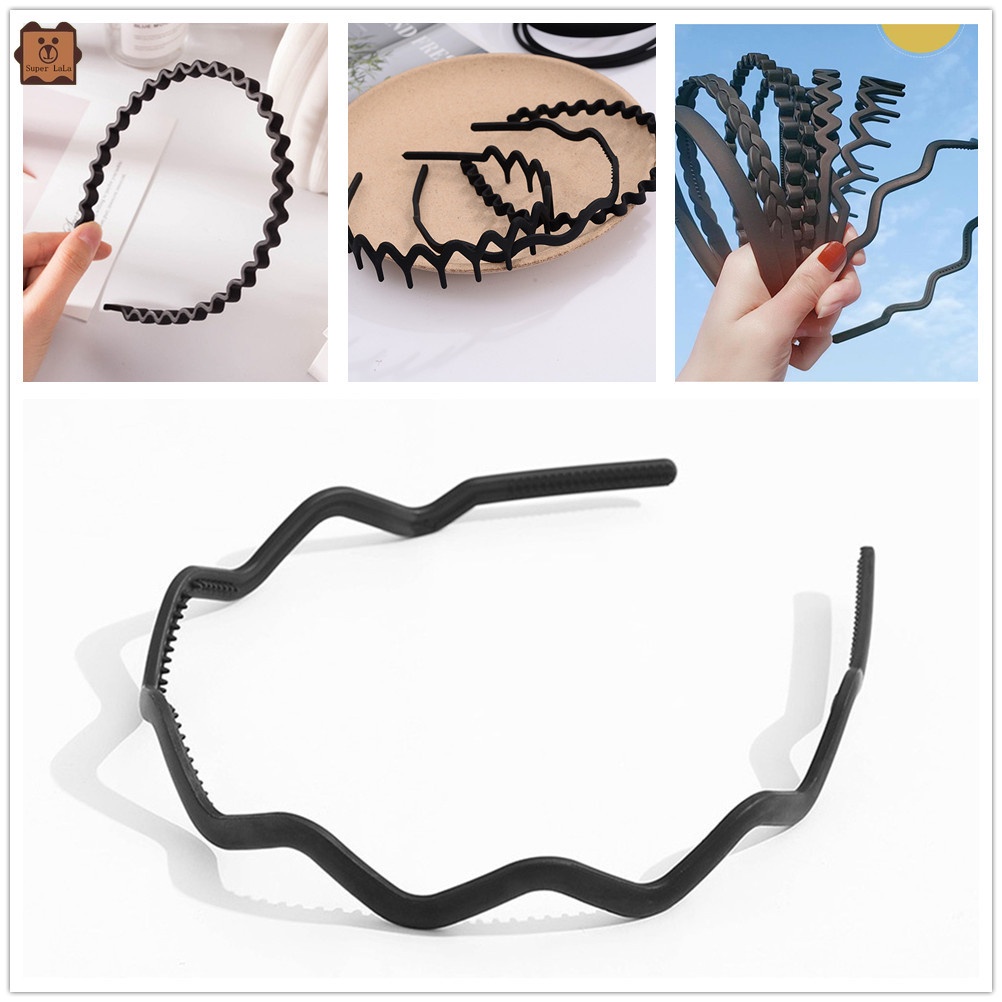 Cài tóc kiểu gợn sóng thiết kế đơn giản thời trang mới cho nam và nữ