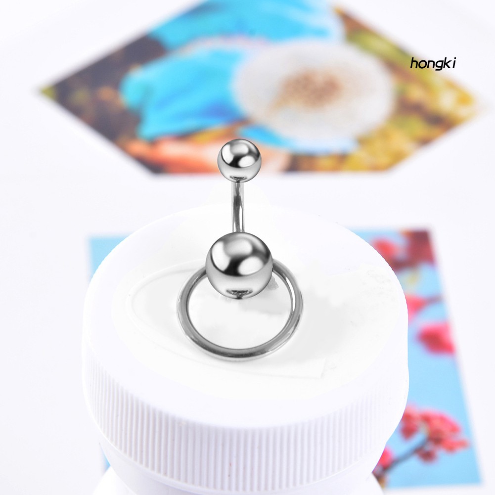 (Hàng Mới Về) Khuyên Rốn Dạng Tròn Đính Đá Thời Trang Cho Nữ