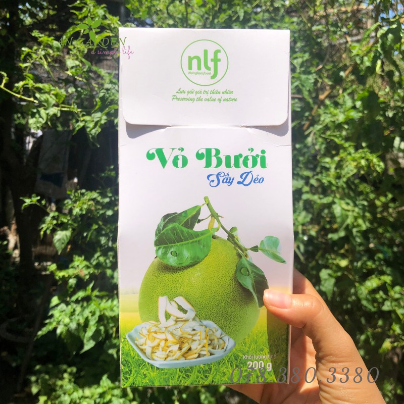 [HÀNG XUẤT KHẨU] Vỏ Bưởi Sấy Dẻo - Mút Vỏ Bưởi {Dried Pomelo Peel] NongLamFood phù hợp cho cả bà bầu, trẻ nhỏ, ăn kiêng