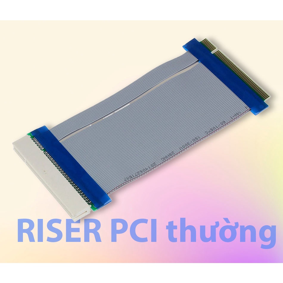 Dây cáp Riser PCI thường nối dài 20cm lắp đặt Card PCI LPT COM RS232 RS485 máy tính công nghiệp, đồng bộ