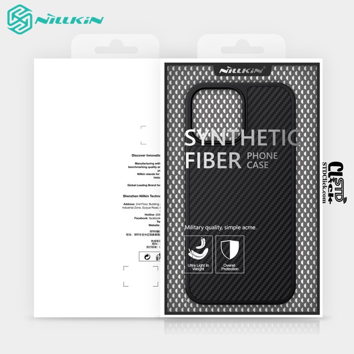 ỐP LƯNG IPHONE 13 PRO MAX - 13 PRO - 13 NILLKIN SYNTHETIC FIBER CHÍNH HÃNG