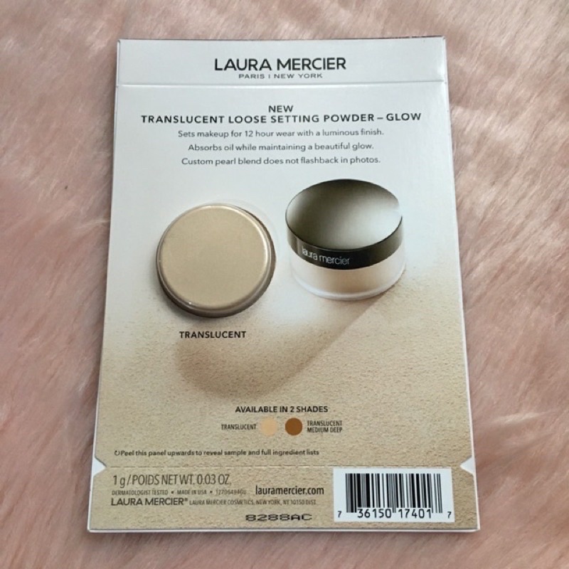 Laura Mercier Glow Setting Powder 1g - Phấn phủ ánh nhũ nhẹ - Sample