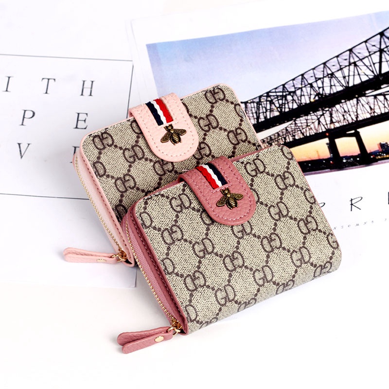 Ví nữ ngắn mini cầm tay nhỏ gọn cute dễ thương nhiều ngăn đẹp thời trang Hàn Quốc giá rẻ cao cấp JOLITA VN20