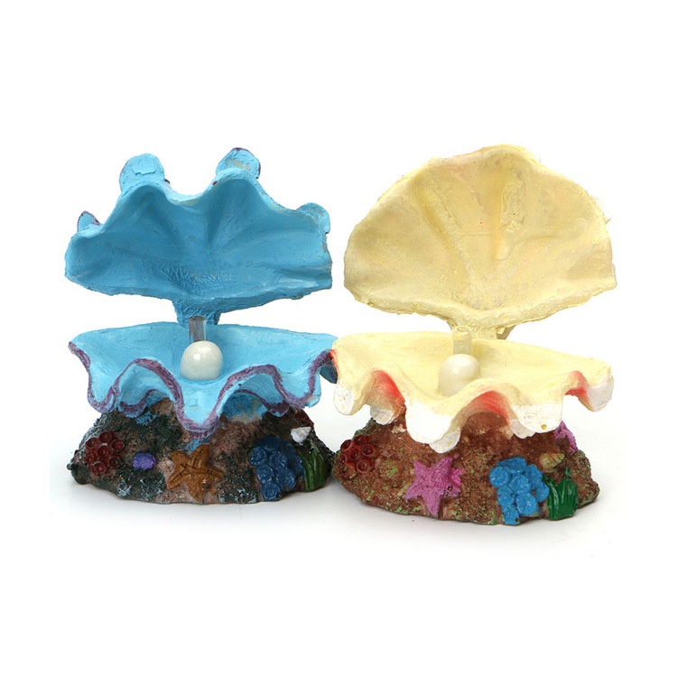 Vỏ Sò Giả Bằng Nhựa resin Trang Trí Bể Cá