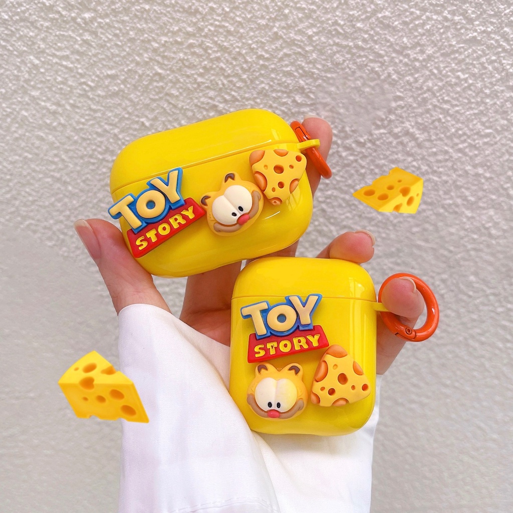 Vỏ bảo vệ hộp sạc tai nghe không dây bluetooth Airpods 1 2 3 Pro bằng silicon họa tiết mèo hoạt hình dễ thương