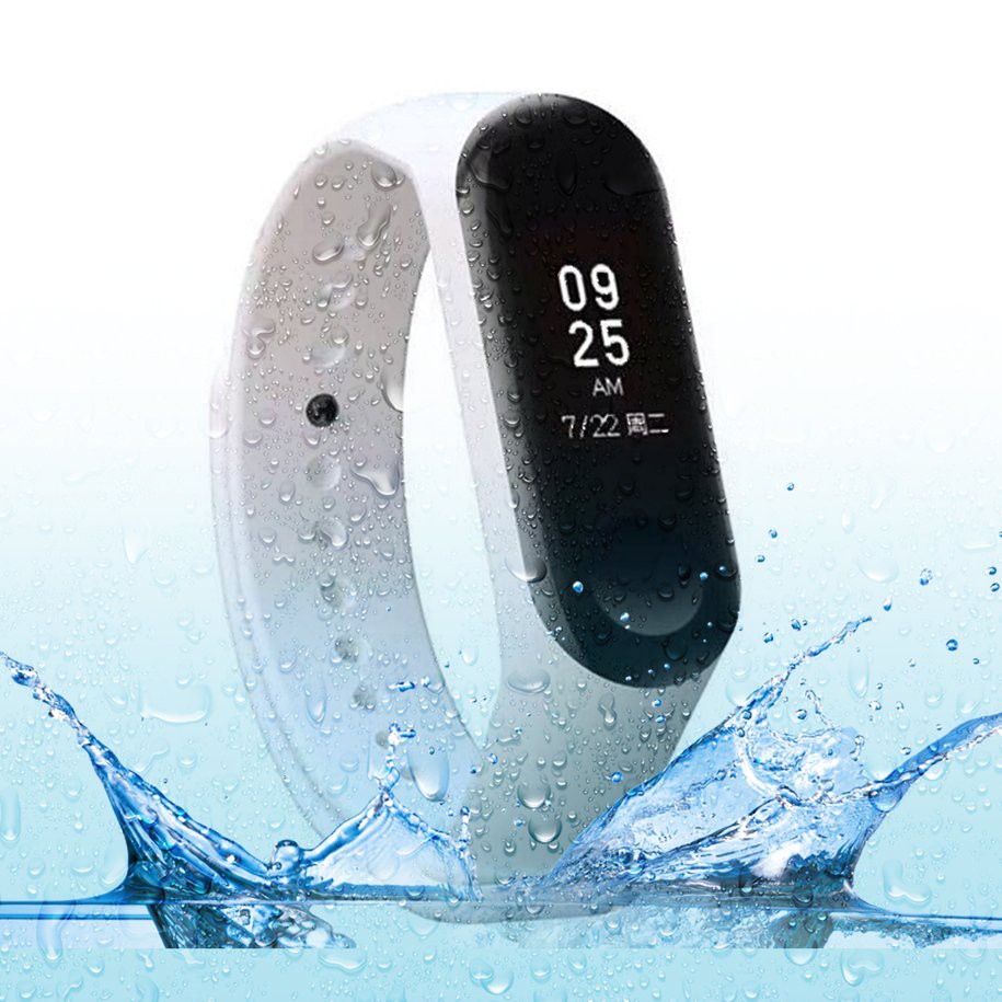 Dây Đeo Silicon Thay Thế Cho Đồng Hồ Thông Minh Xiaomi Mi Band 3