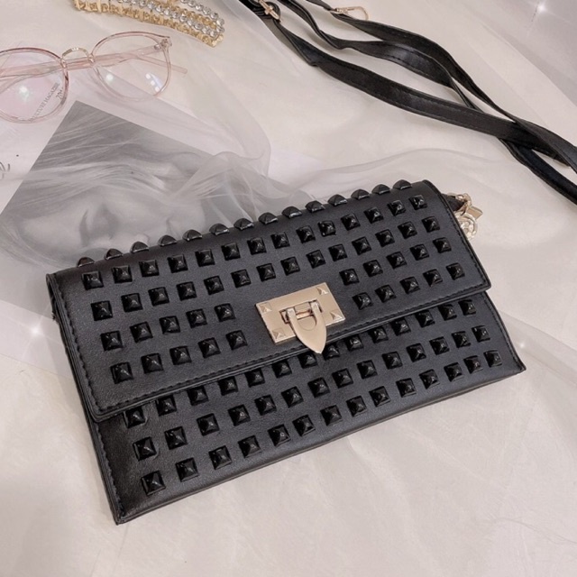 Ví cầm tay nữ dài đẹp thời trang giá rẻ đeo chéo nữ đi chơi dự tiệc cao cấp DIOMI