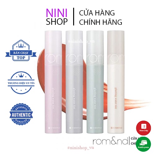Son tint nước, siêu lì Romand glasting water tint Be Orginal Hanbok - ninishop