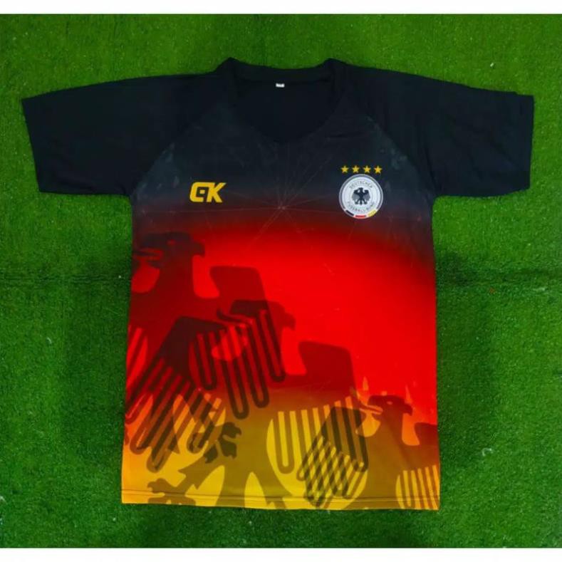 Áo Thun Bóng Đá In Hình Đội Tuyển Đức EURO World Cup 2021 Size M-L-XL  ྇