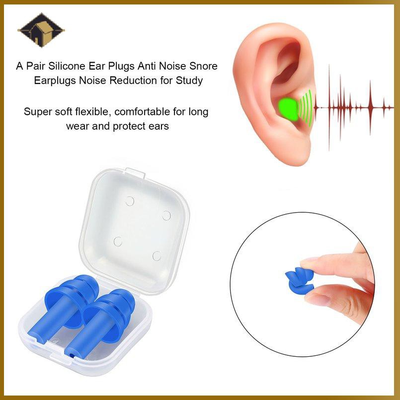 Nút bịt tai chống ồn silicone cách âm khi ngủ có hộp Protect your Hearing