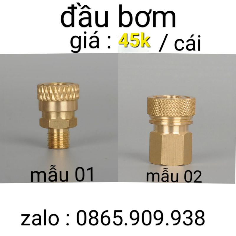 Đầu gắn dây bơm