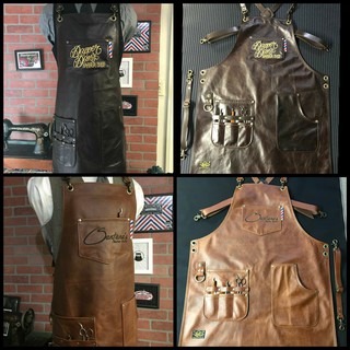 Tạp Dề Dây Da pu Cao Cấp Cho barista / barber