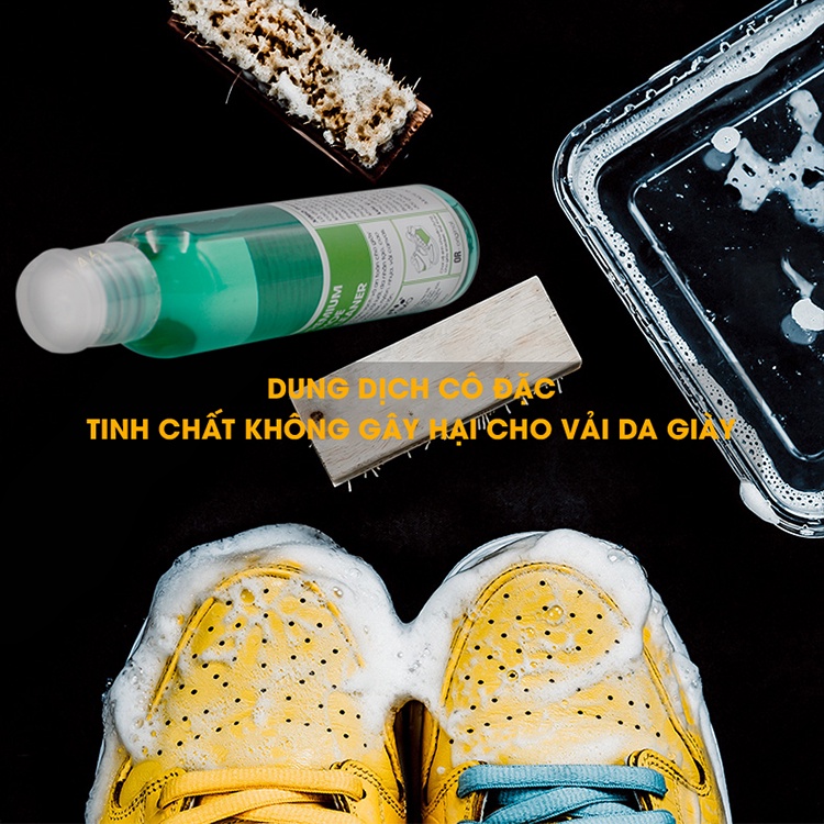 Chai Dung Dịch Vệ Sinh Giày Sneaker Prenium Shoe Cleaner XIMO 120ml Làm Sạch Chuyên Sâu XXI05