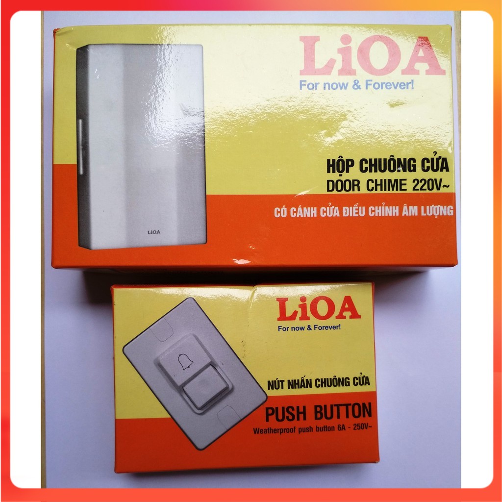 Chuông điện Lioa, bộ chuông cửa điện có dây Lioa