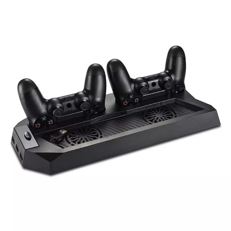Đế tản nhiệt PS4 Fat , Quạt làm mát PS4, 3 cổng usb, 2 quạt làm mát cao cấp
