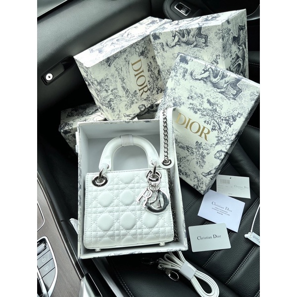 Túi dior lady 3 ô size 17 FULL BOX