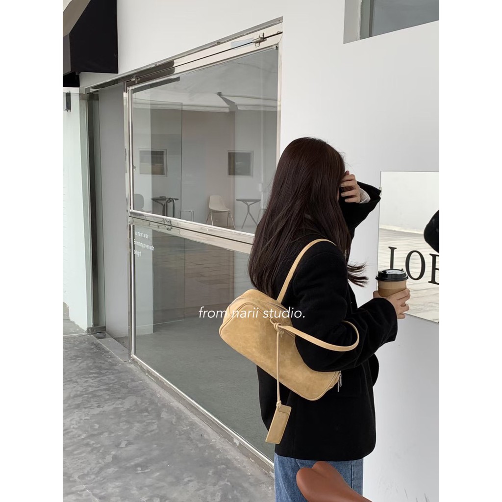  Áo khoác vest nữ blazer 1 lớp NARII tay dài Ulzzang Hàn Quốc 4 cúc màu đen