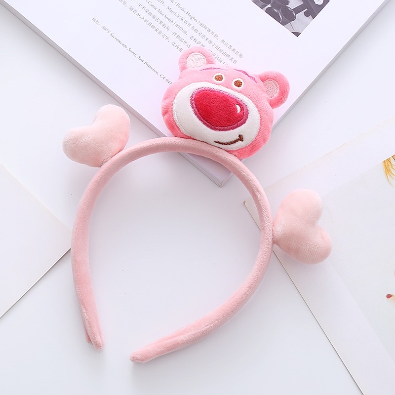 Cài tóc bờm tóc gấu dâu 2023 lotso đáng yêu