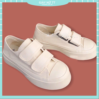 Giày thể thao ulzzang đế bánh mì quai dán thời trang