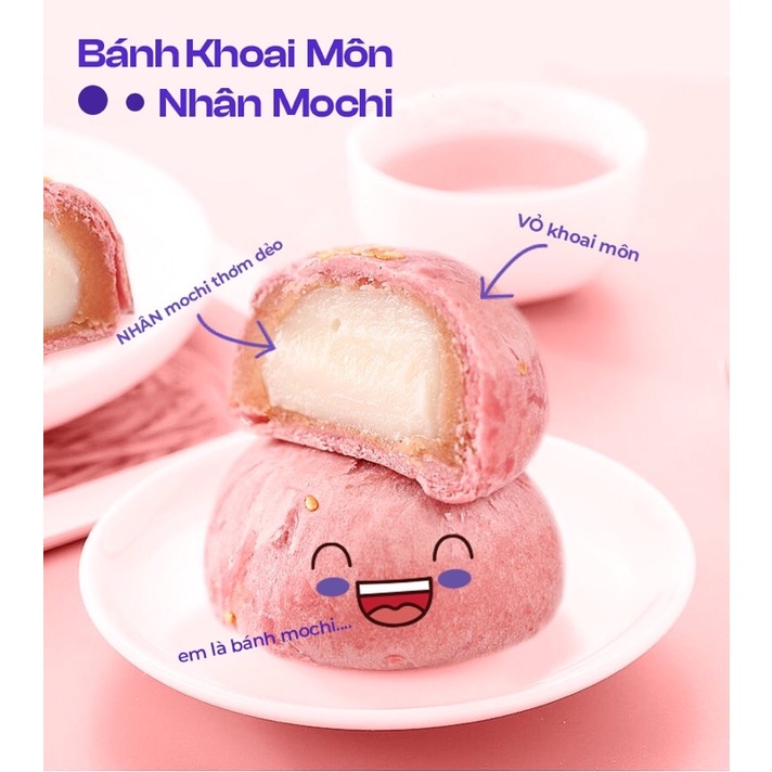BÁNH KHOAI MÔN NHÂN MOCHI DẺO DAI THƠM NGON