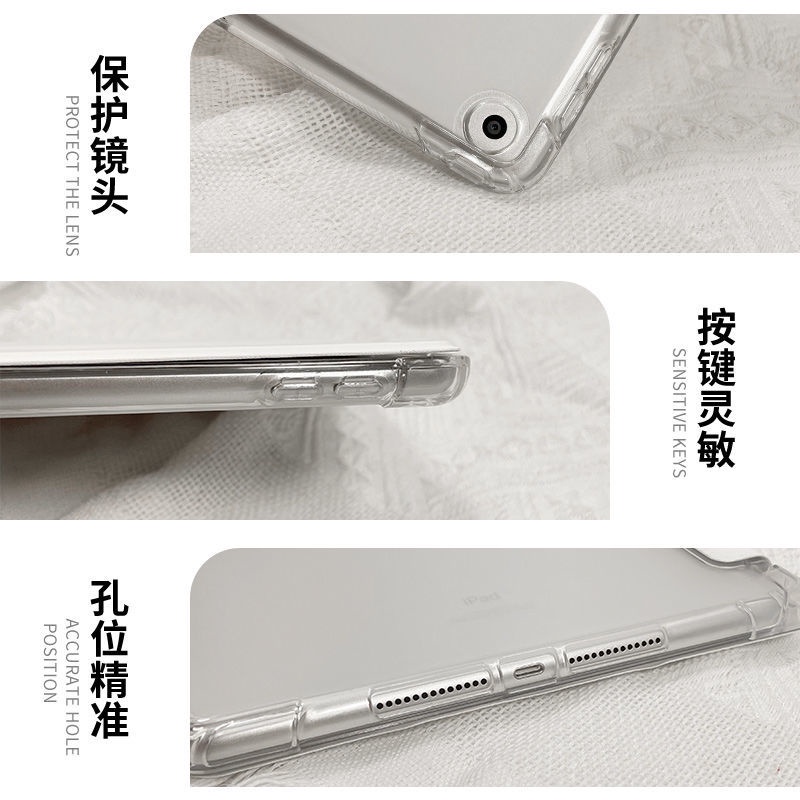 Bao Da Máy Tính Bảng Có Khe Đựng Bút Cho Ipad Air 5 5 / 6 / 7 / 8 / 9th Gen Pro 10.5 '' 11 '' 12.9 '' 2018 2020 2021 Air1 / 2 / 3 / 4 / 54 / 5 / / 5Ốp Máy Tính Bảng Cho Ipad 6