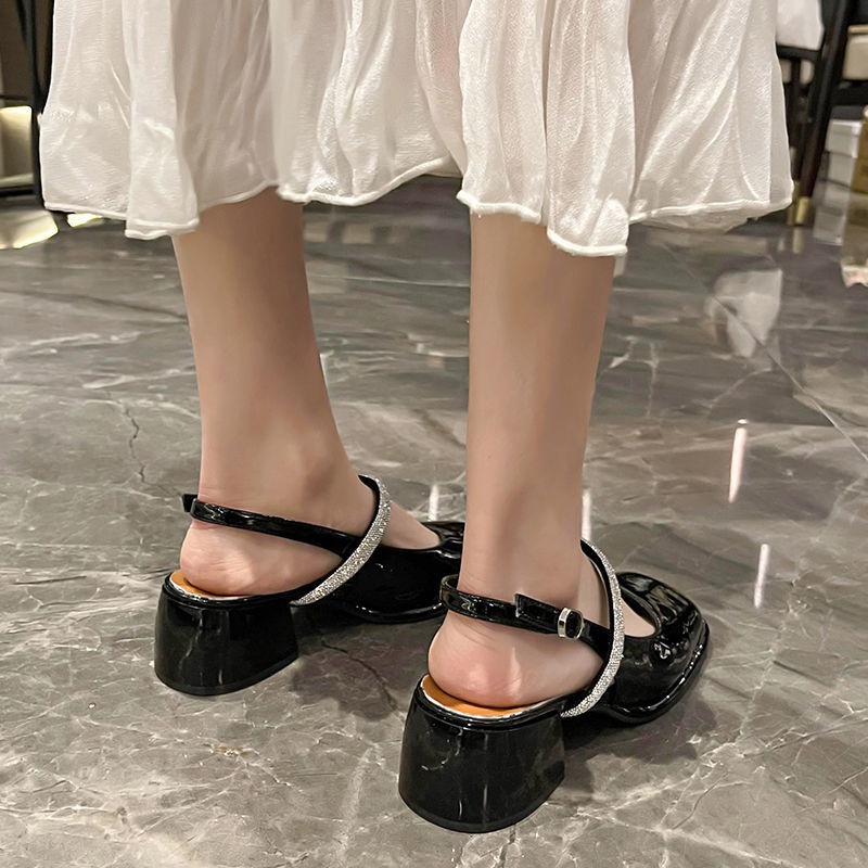 Giày Búp Bê Da Mũi Vuông Phong Cách Hàn Quốc Thời Trang Cho Nữ