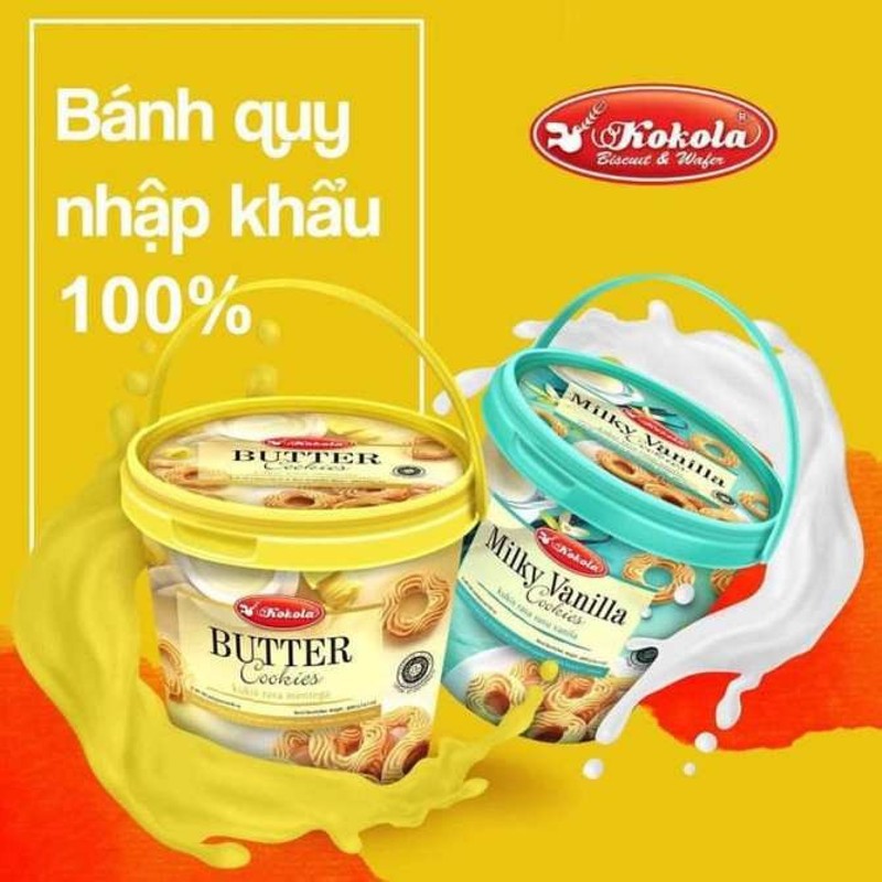 Bánh Quy Sữa Vani / Dừa / Bơ Kokola 400g