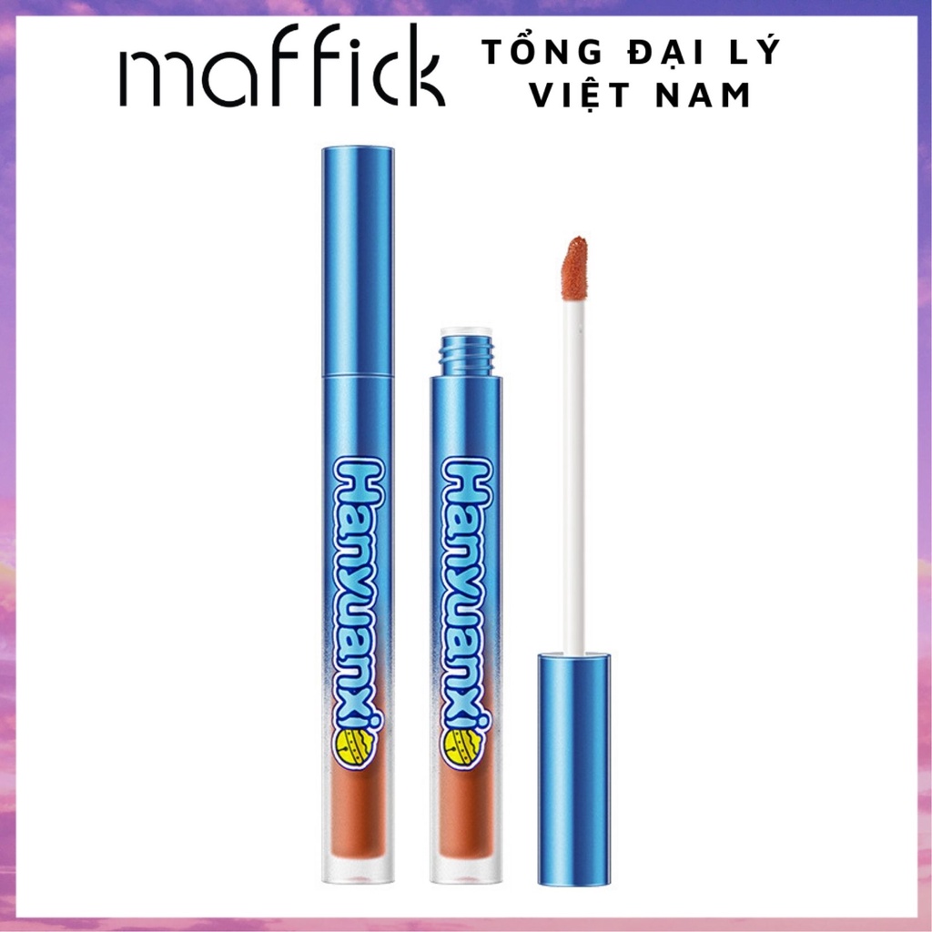 Son môi HEYXI Velvet Huanyuanxi Colorful Lip Glaze Son kem lì vỏ Đô rê mon HS4