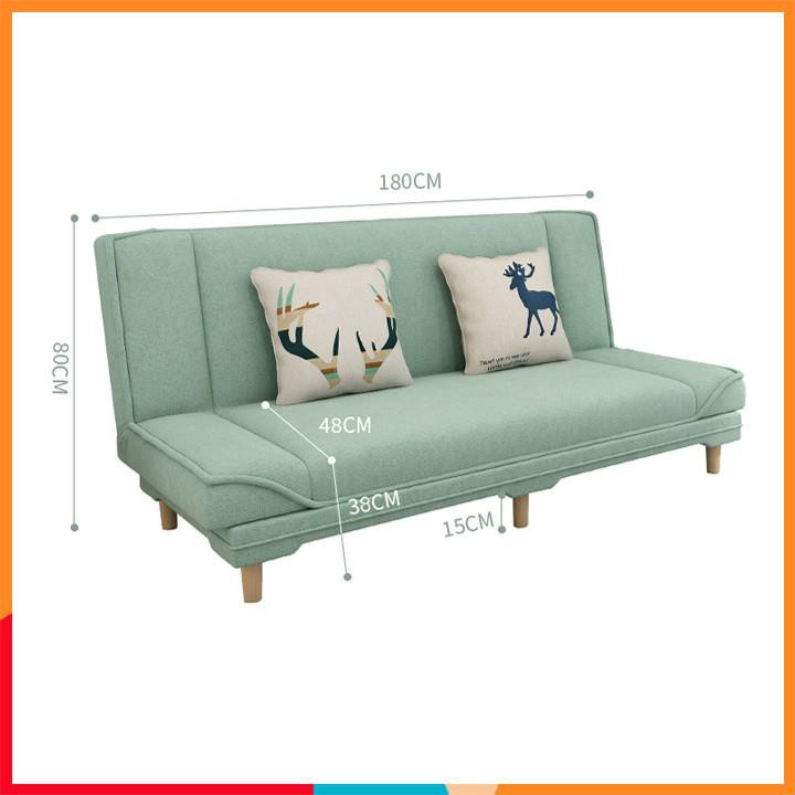 Giường ngủ Gấp Gọn Thành Ghế sofa - tặng kèm gối (KT:180 x 100cm)