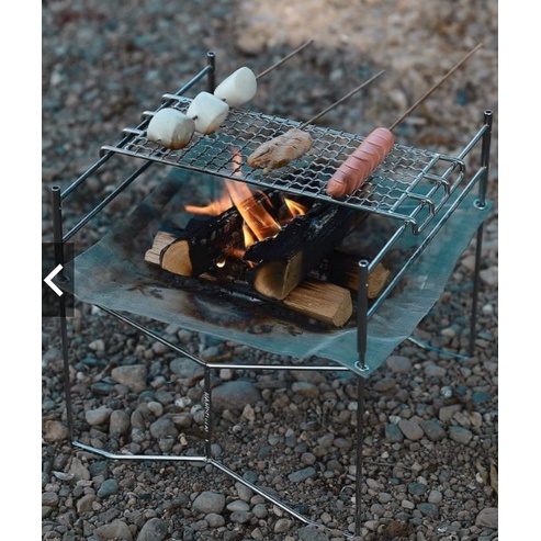 Vỉ nướng Inox Campingmoon MTG-JS cho bếp củi SOLO-202