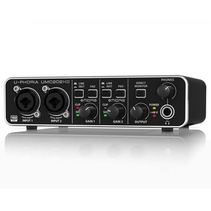 Behringer U-PHORIA UMC202HD - Sound Card Thu Âm Và Làm Nhạc