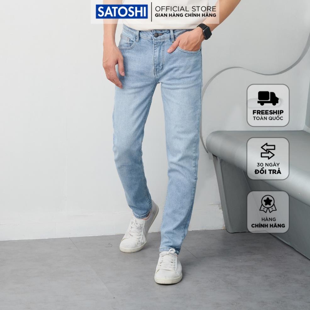 Quần Jean Nam Satoshi SAQJ69 màu xanh phong cách trẻ trung năng động !