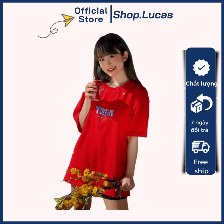 Áo Thun Nam Nữ Unisex Áo Phông form rộng tay lỡ TSUN - shop.lucas