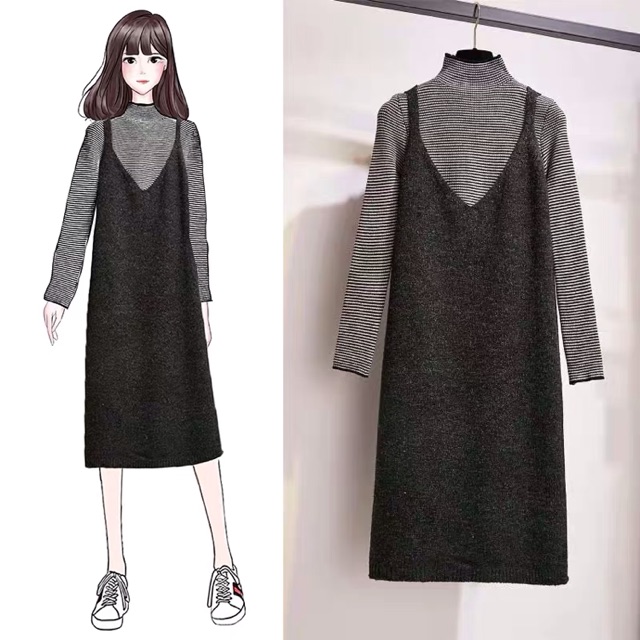 Set áo và yếm len