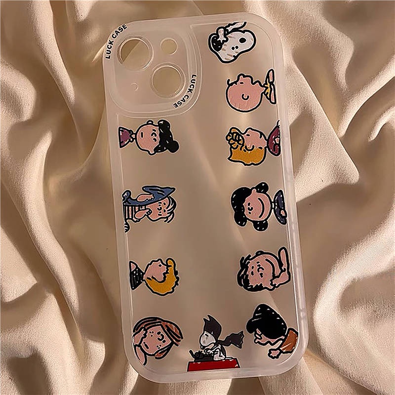 Ốp điện thoại dẻo nhám họa tiết Snoopy nữ tính thích hợp cho APPLE IPHONE 11 12 13 PRO MAX XR 7 8 PLUS XS 6 ICAR