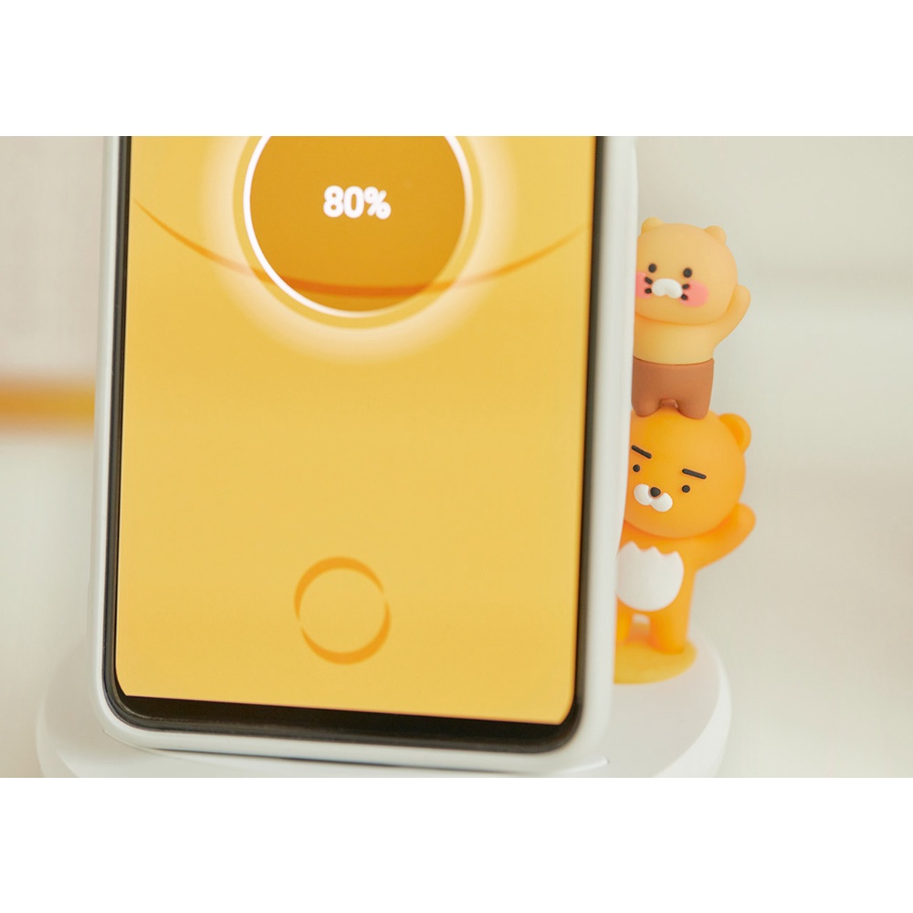 Đế sạc đứng không dây Kakao Friends Ryan &amp; Choonsik