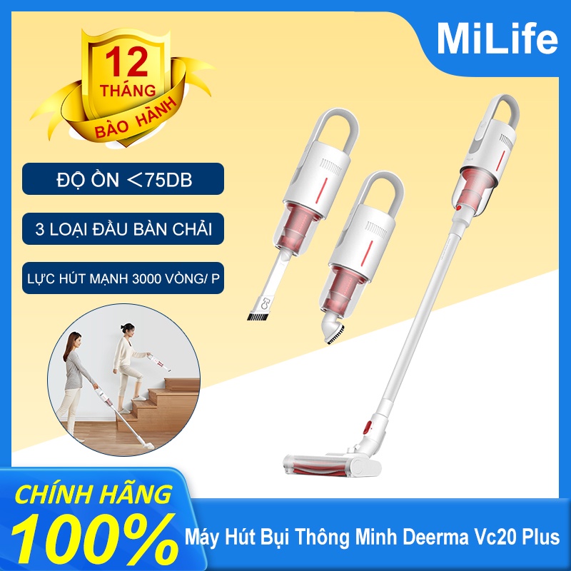 [Mã ELHAMS5 giảm 6% đơn 300K] Máy Hút Bụi Thông Minh Deerma Vc20 Plus 150W