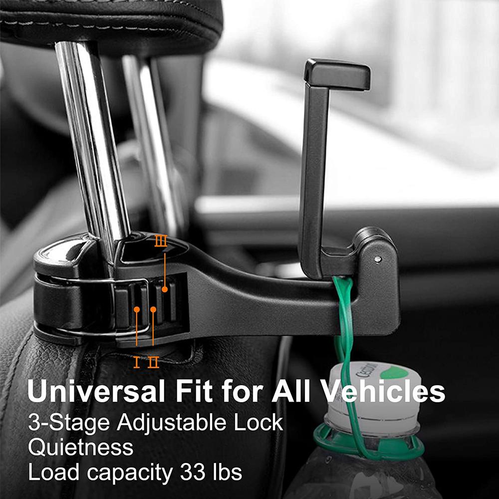 MAYSHOW Móc Treo Đồ Đa Năng 2 Trong 1 Cho Xe Hơi