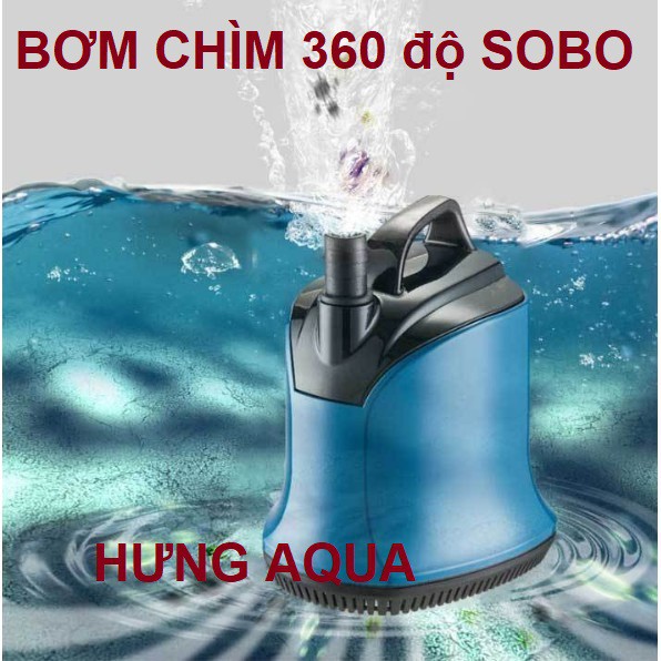 Máy bơm nước hồ cá, hút đáy 360 ĐỘ SOBO WP 100D 200D 300D chính hãng (mẫu mới nhất)