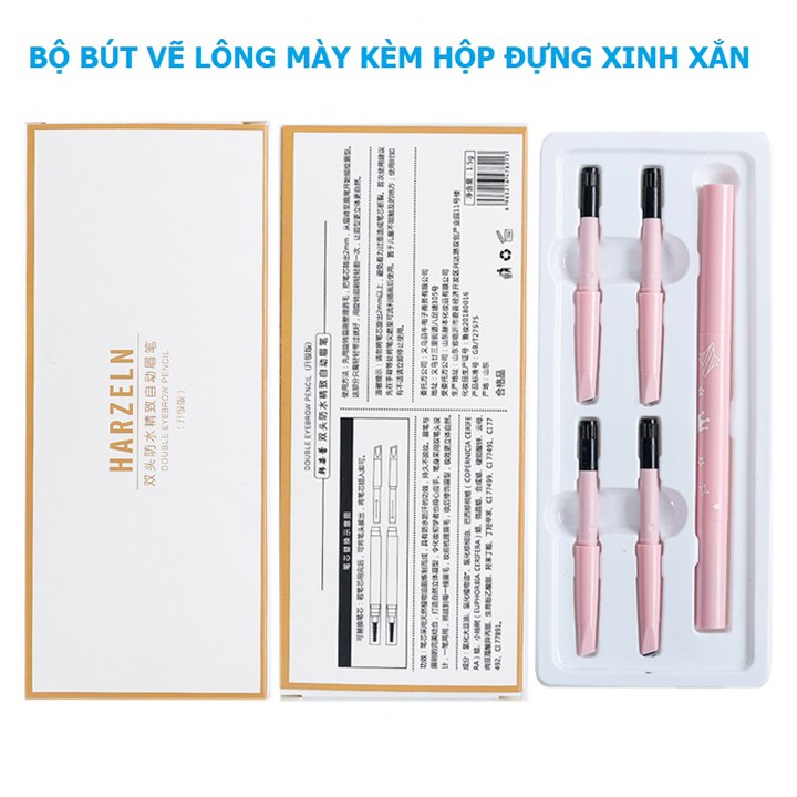 { GIÁ SỐC- SET NHƯ HÌNH 59K} SET 4 MÓN VẼ CHÂN MÀY - 10 TẤM DÁN CHÂN CÂN BẰNG CHÂN MÀY - DOZIMAX