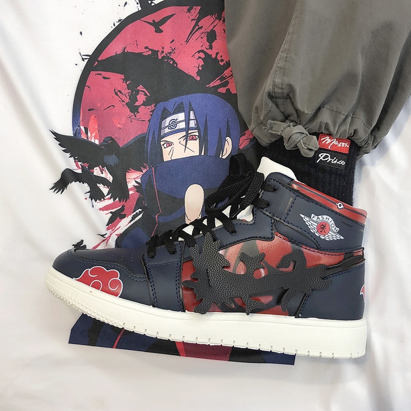 Giày Thể Thao Họa Tiết Anime Naruto Uchiha Itachi Mẫu 2022