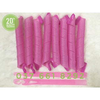 LÔ UỐN TÓC ỐC SÊN DÀI-[TẶNG BỘ LÀM TÓC 4 MÓN]