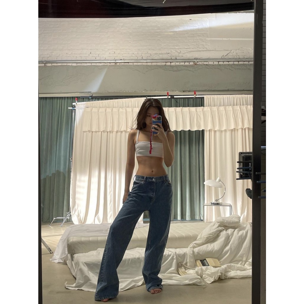 Jennie CKS#Heron Preston Áo Lót + Quần Lót Mới Dành Cho Nữ